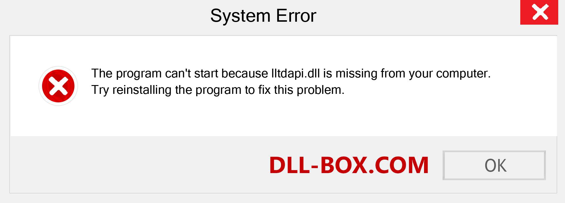  lltdapi.dll file is missing?. Download for Windows 7, 8, 10 - Fix  lltdapi dll Missing Error on Windows, photos, images